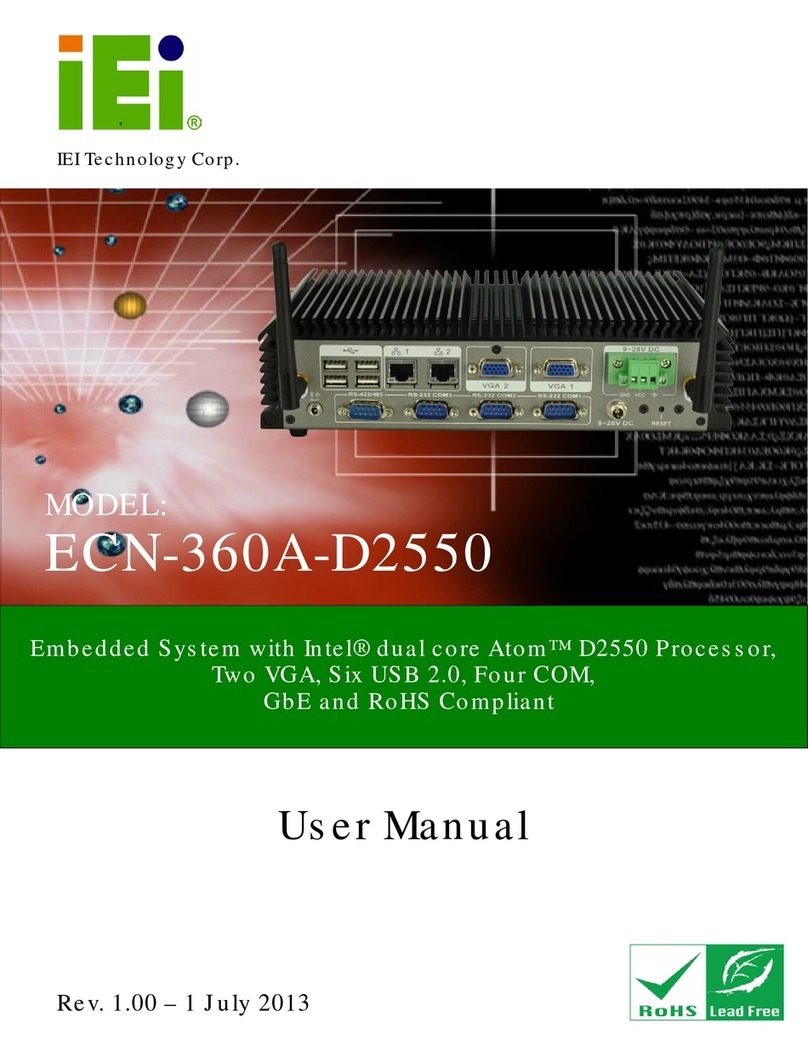 IEI Technology ECN-360A-D2550 User manual