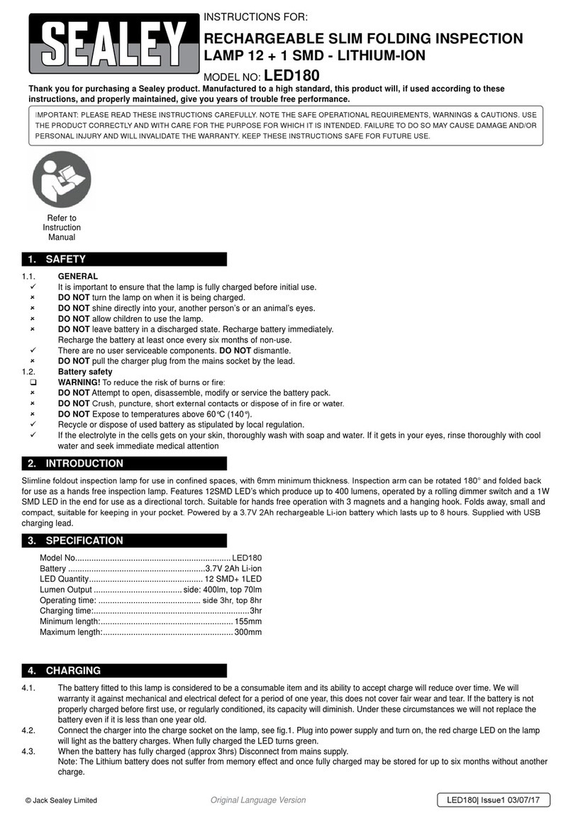 Sealey LED180 User manual