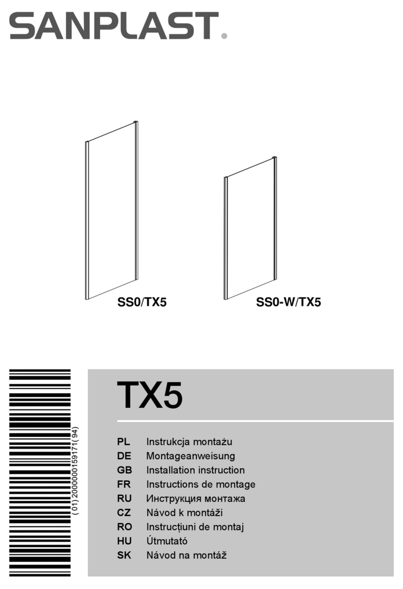 SANPLAST SS0/TX5 installation instructions