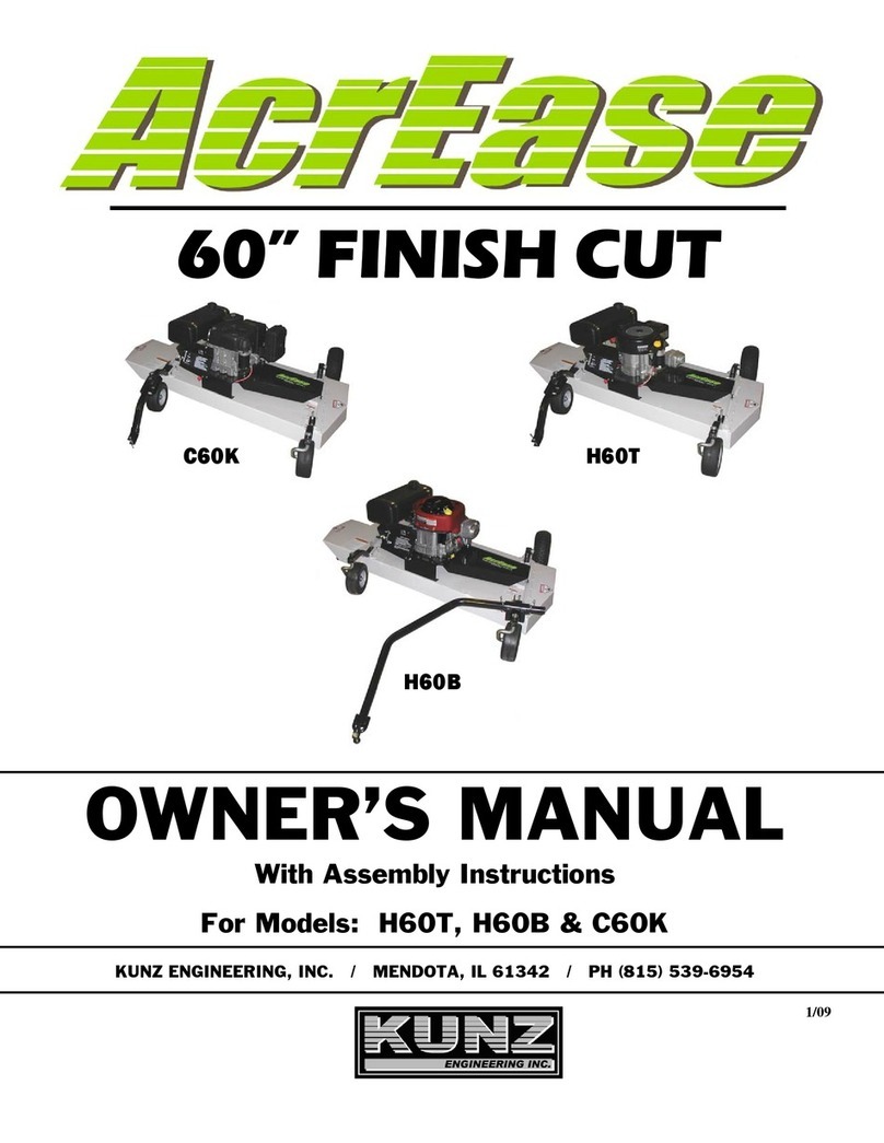 Kunz AcrEase H60T User manual Kunz AcrEase H60T User manual