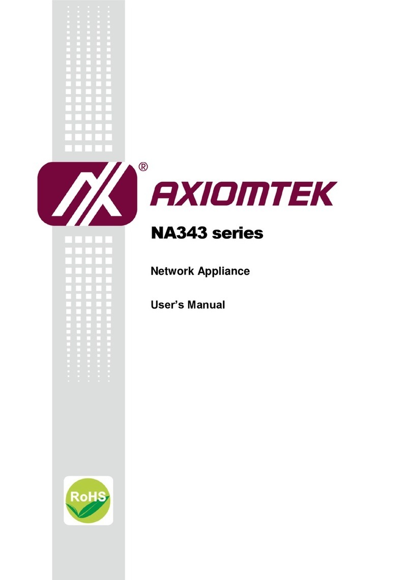 AXIOMTEK NA343 Series User manual