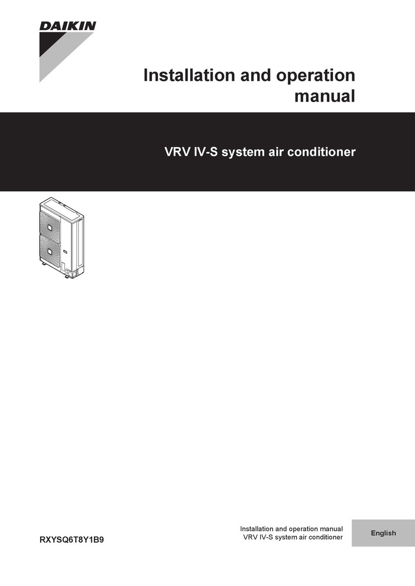Daikin RXYSQ6T8Y1B9 User manual Daikin RXYSQ6T8Y1B9 User manual