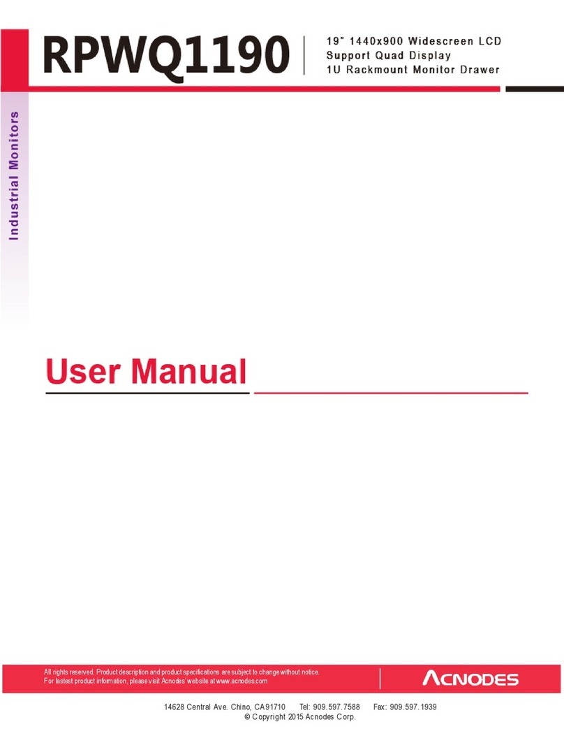 Acnodes RPWQ1190 User manual Acnodes RPWQ1190 User manual