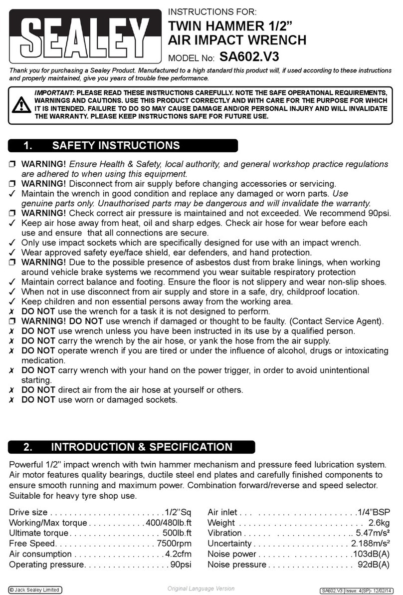 Sealey SA602.v3 User manual