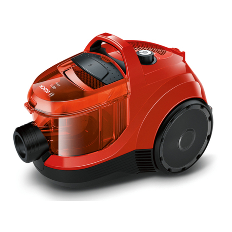 Bosch BGC1U1700 User manual