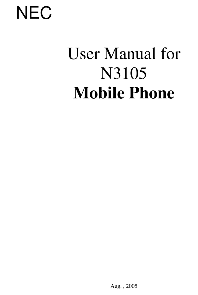 NEC N3105 user manual