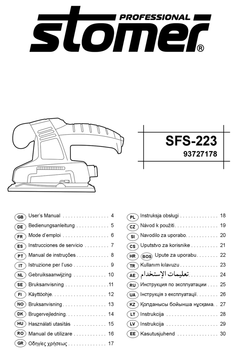 Stomer Professional SFS-223 user manual