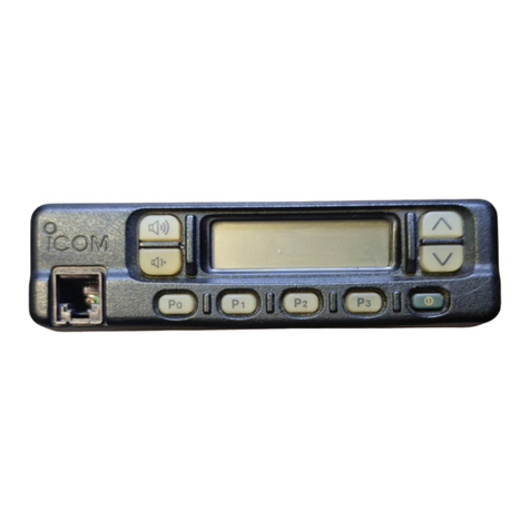Icom IC-F420 instruction manual