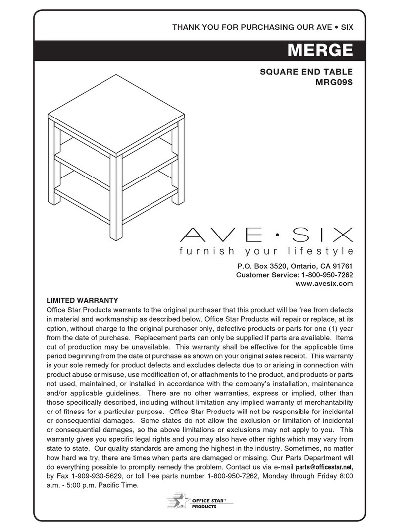 Ave Six MERGE MRG09S User manual
