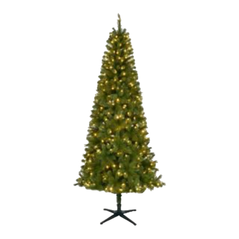 Home Accents Holiday TG76M3P08D22 manual