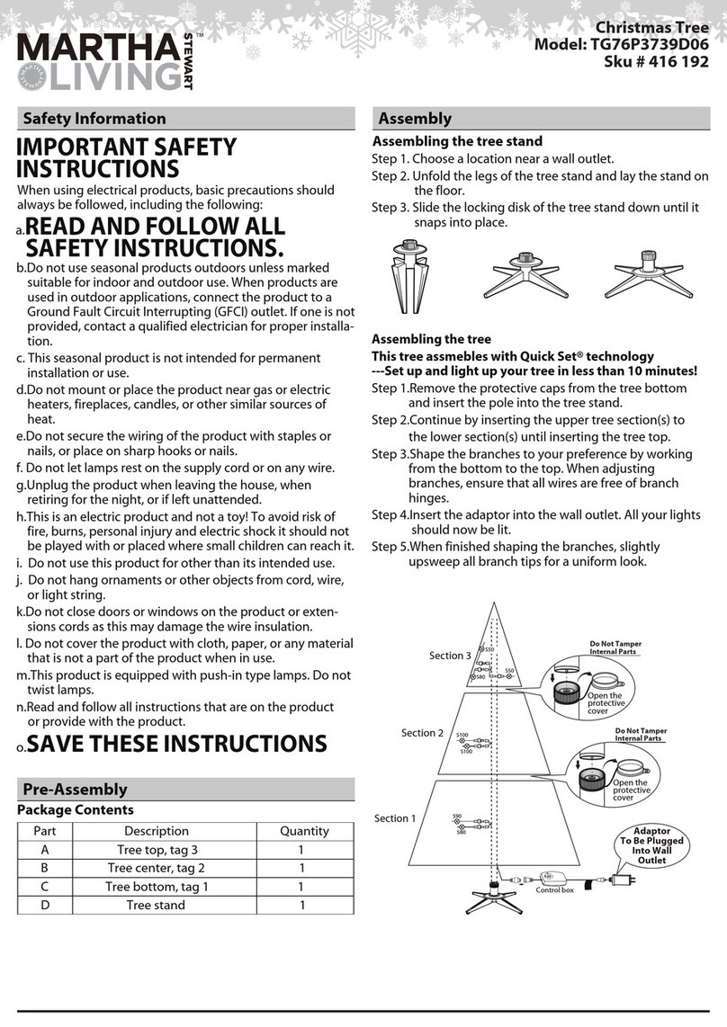Martha Stewart Living TG76P3739D06 manual