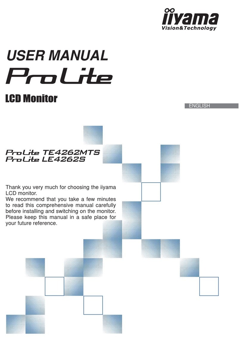 Iiyama ProLite LE4262S-1 User manual