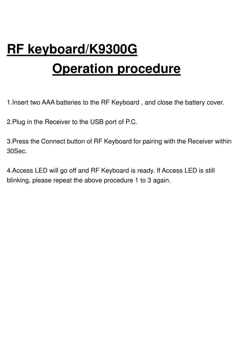 Monterey K9300G Operation Procedure