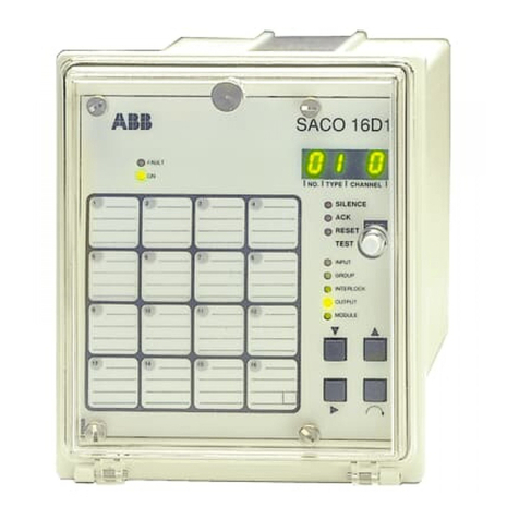 ABB SACO 16D1 User manual ABB SACO 16D1 User manual