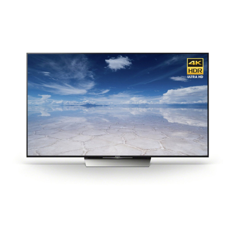 Sony KD-75X8500D Setup guide