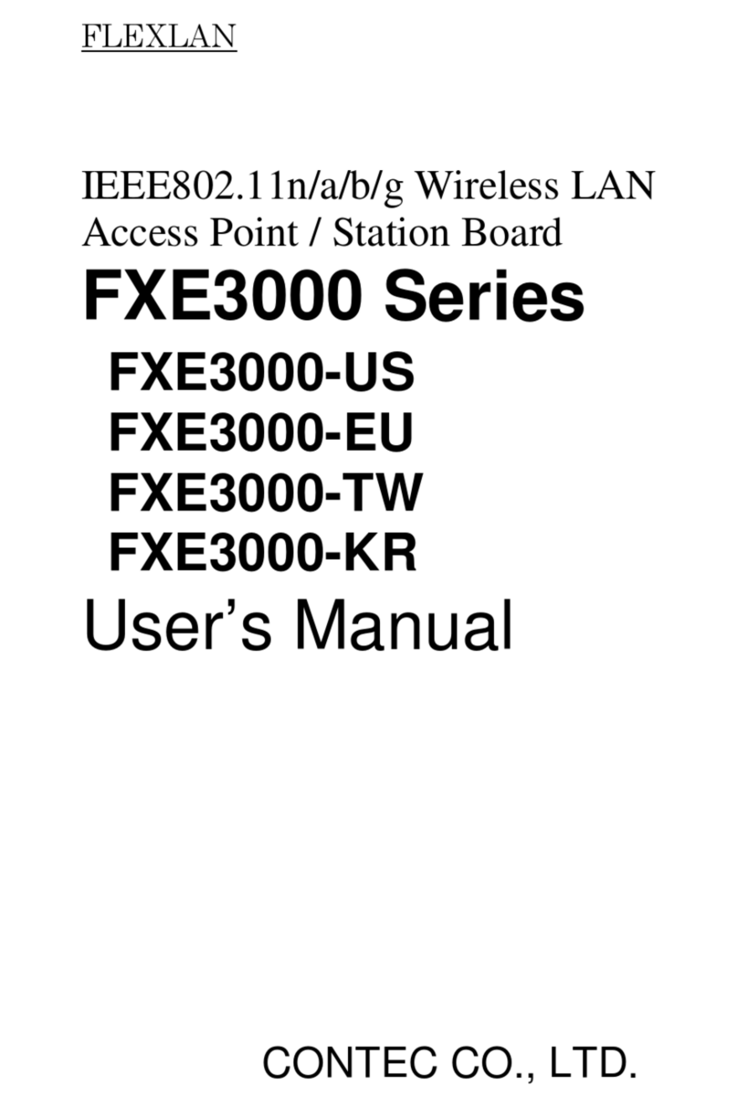Contec FXE3000 Series user manual