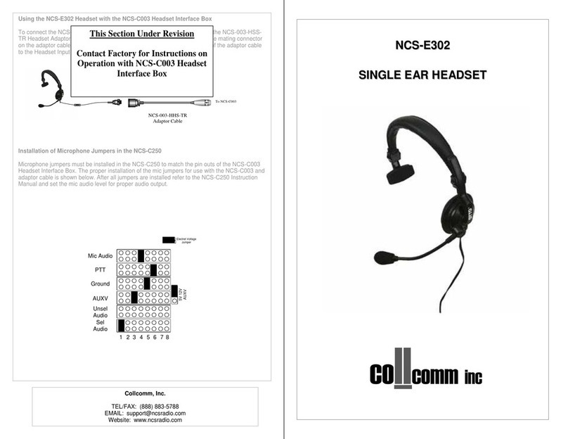 Collcomm NCS-E302 manual