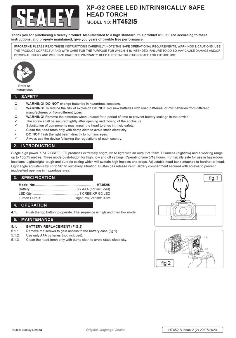 Sealey HT452IS User manual
