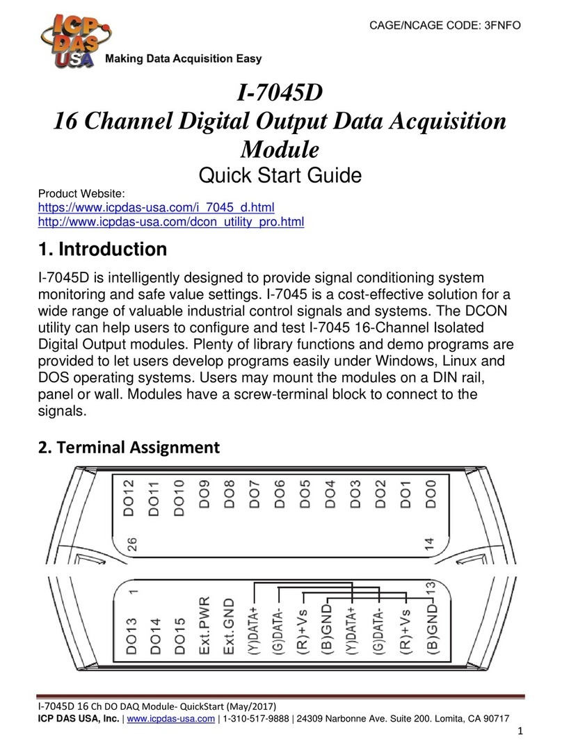 ICP DAS USA I-7045D quick start guide
