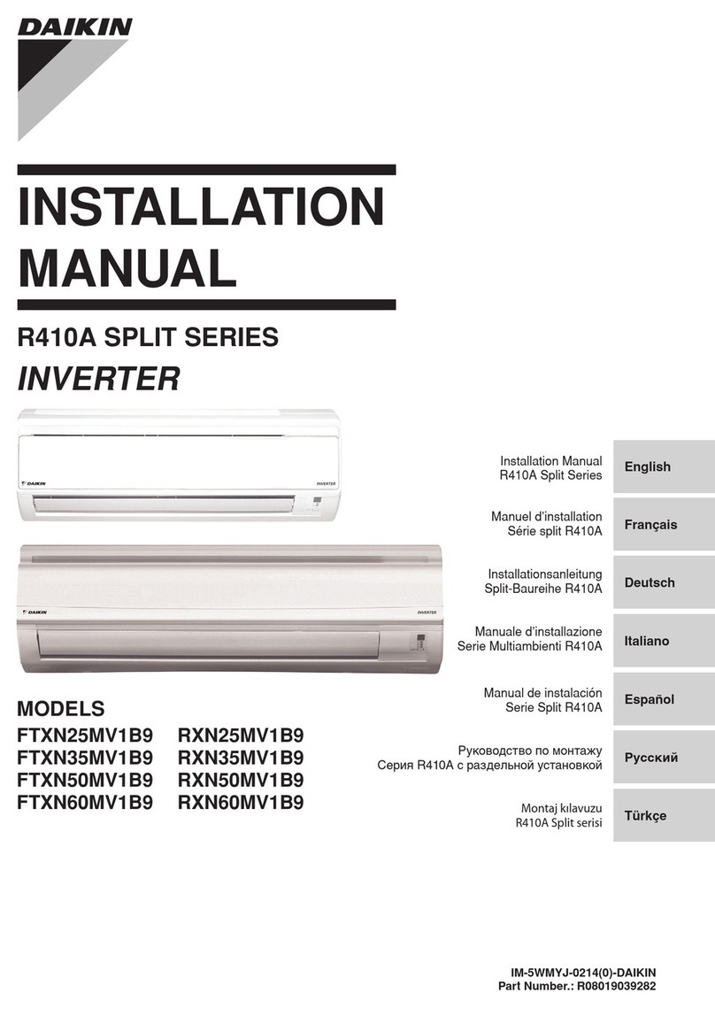 Daikin FTXN25MV1B9 User manual