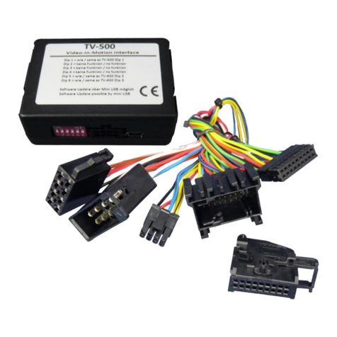 Car-Interface TV-Free CI-TF-C20 User manual