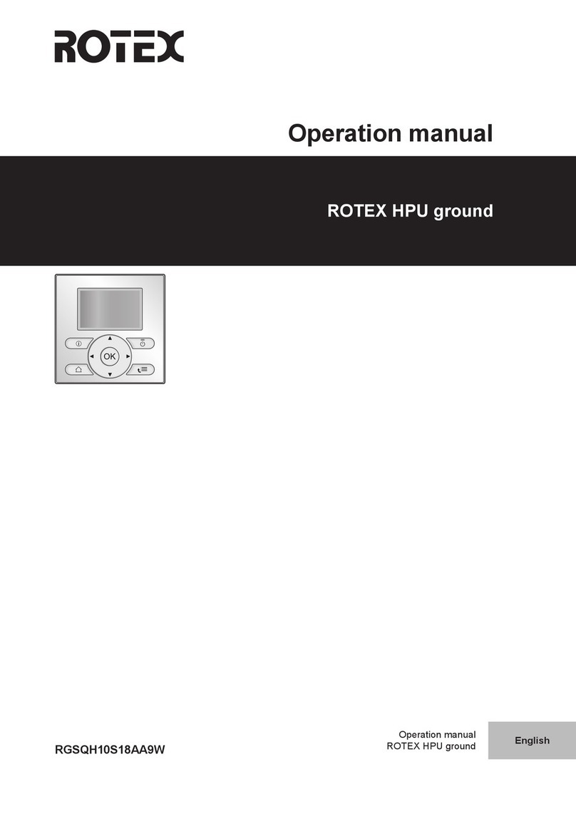 Rotex RGSQH10S18AA9W User manual
