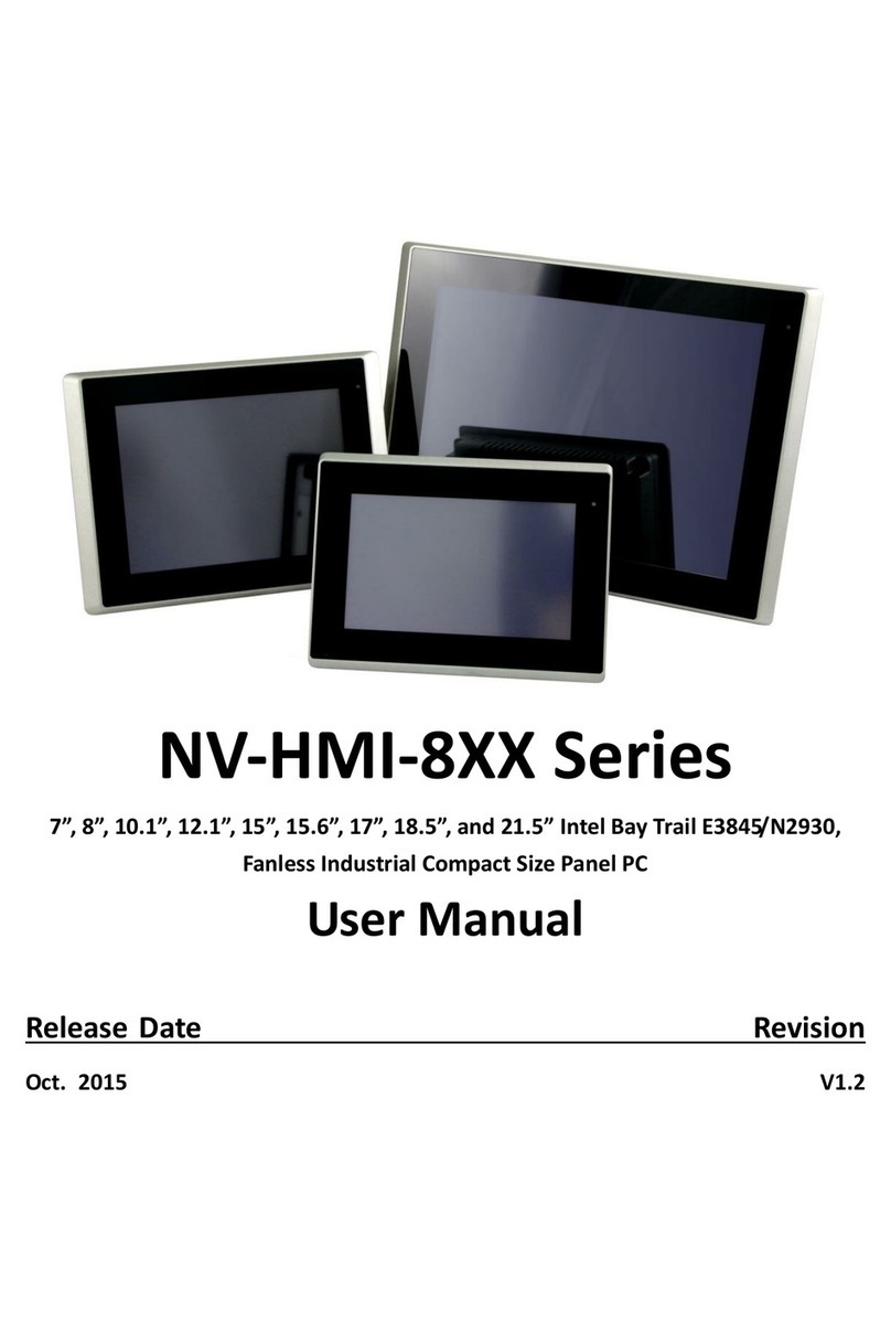 NemaVision-iPC NV-HMI-8 Series User manual