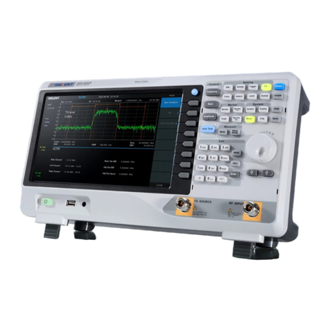 SIGLENT SSA3000X Series user manual