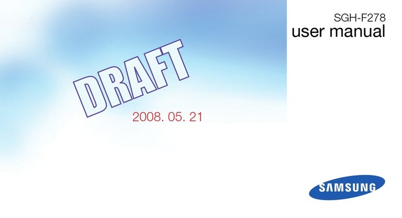 Samsung SGH-F278 user manual