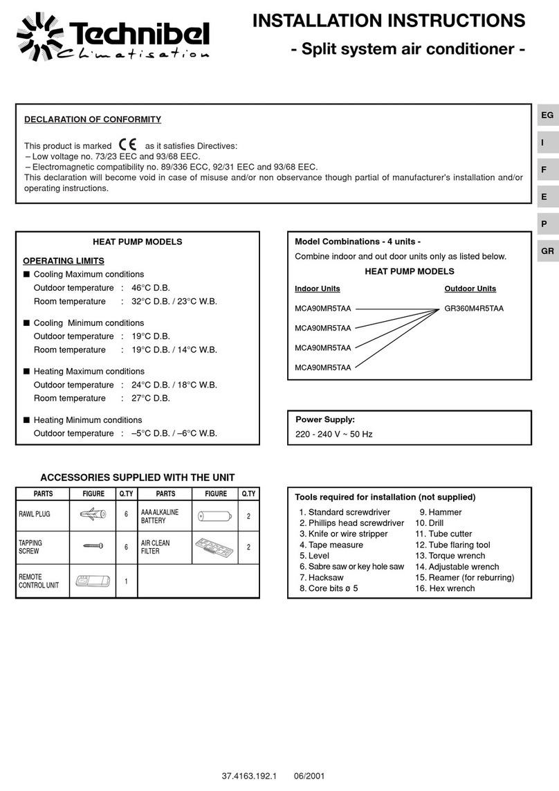 Technibel MCA90MR5TAA User manual