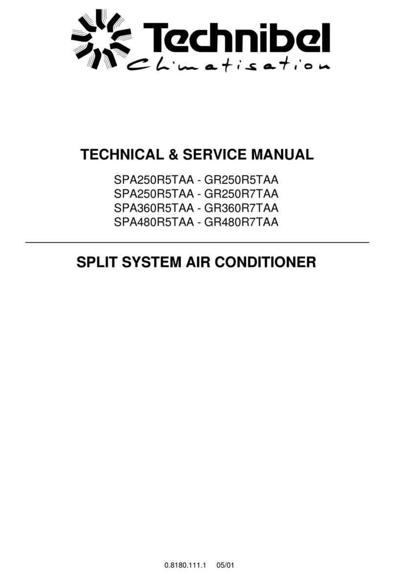 Technibel SPA250R5TAA Operating manual