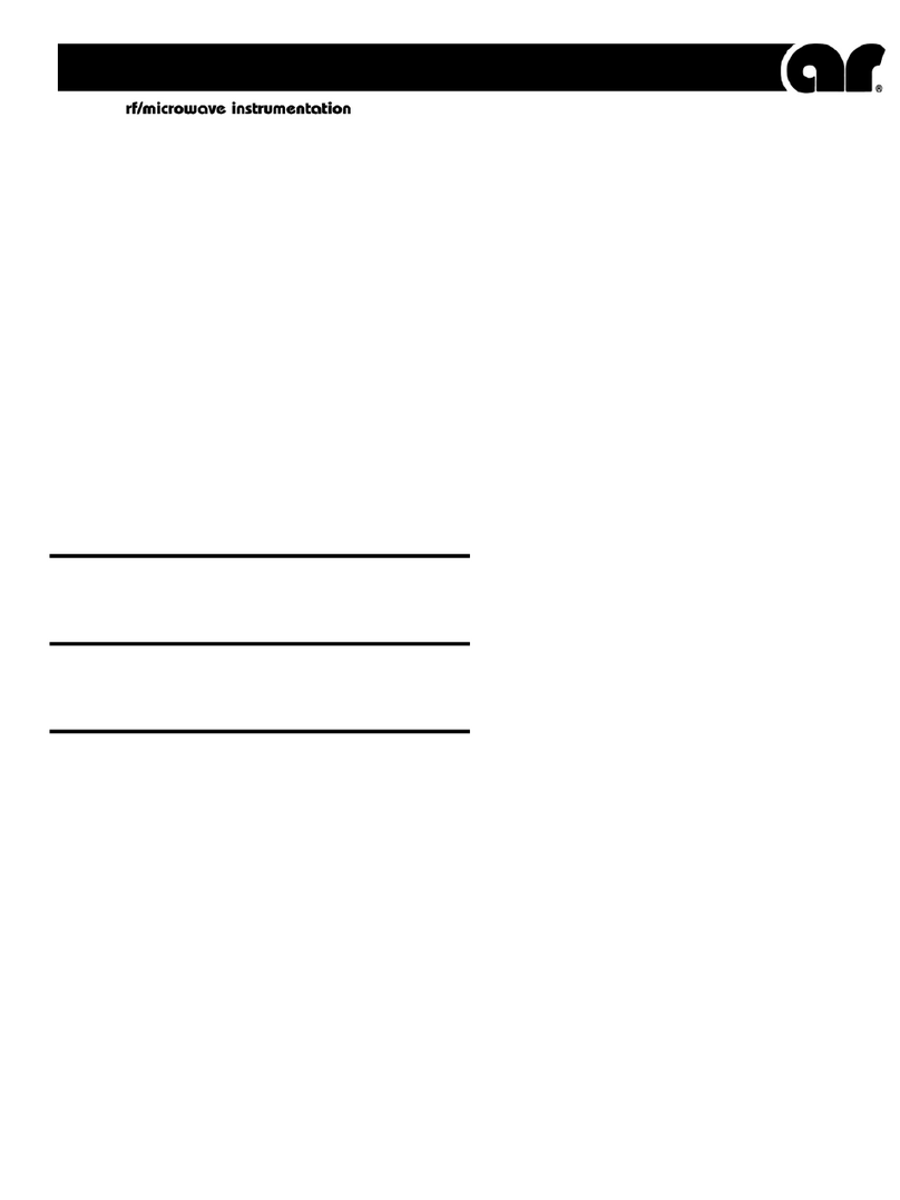 AR DC2035A Operating and service manual