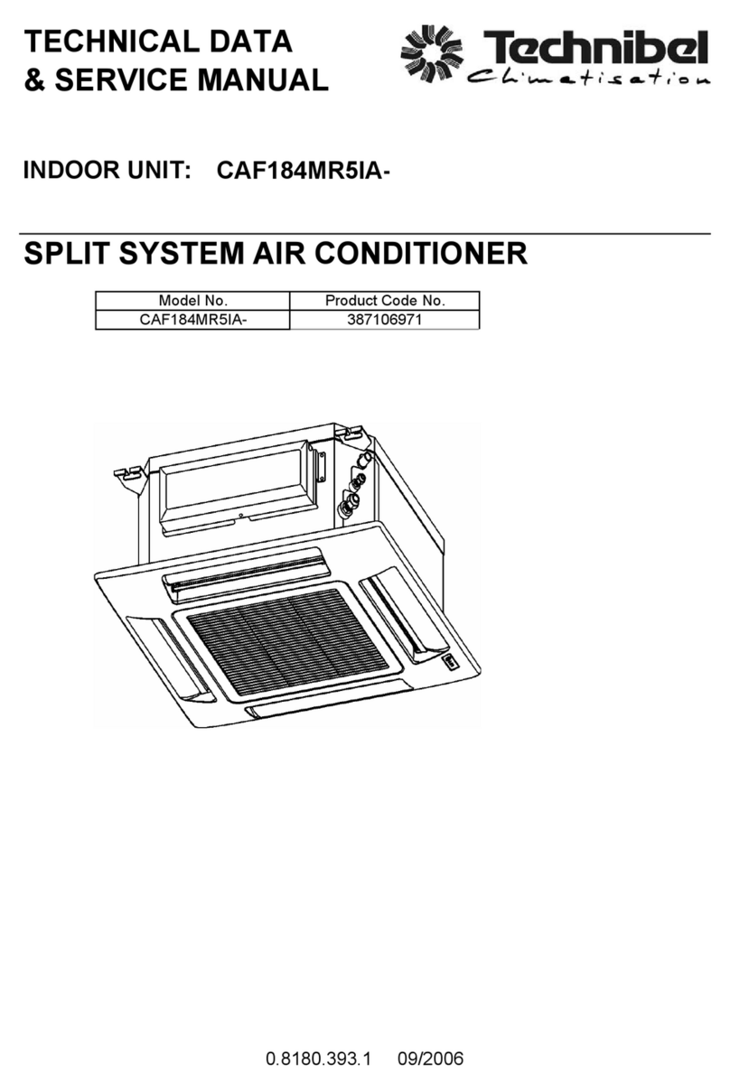 Technibel CAF184MR5IA Series Manual