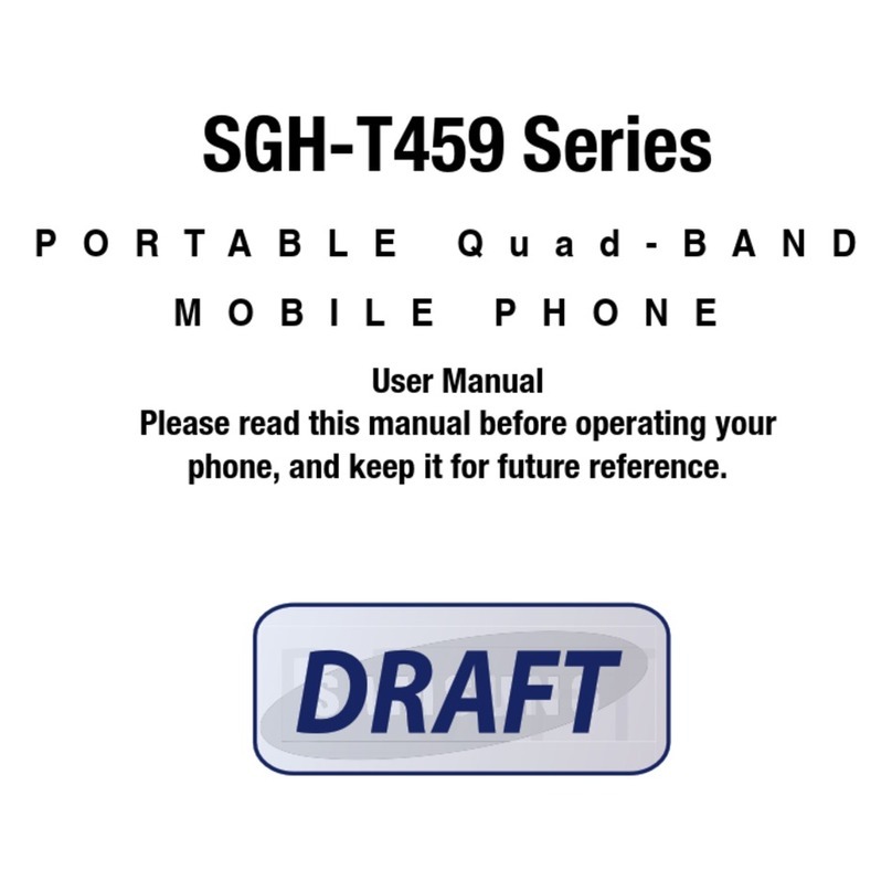 Samsung SGH-T459 Series User manual Samsung SGH-T459 Series User manual