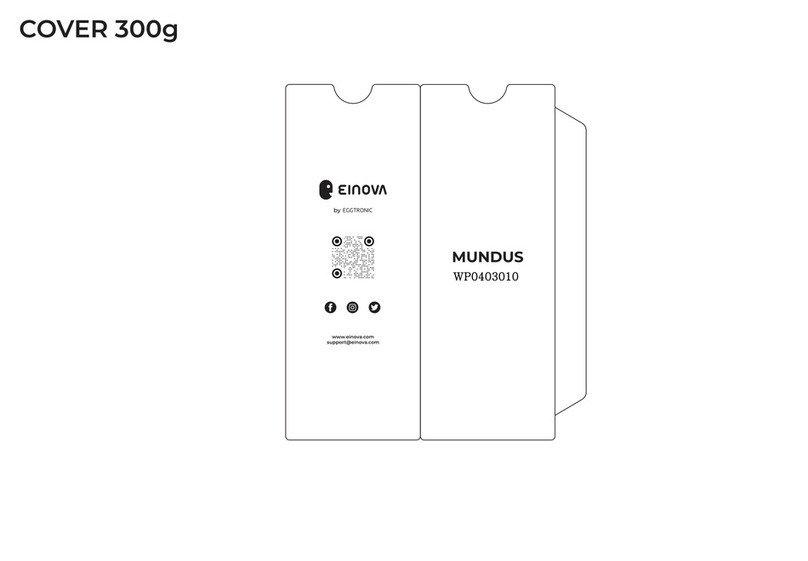 EggTronic Einova Mundus WP0403010 quick start guide