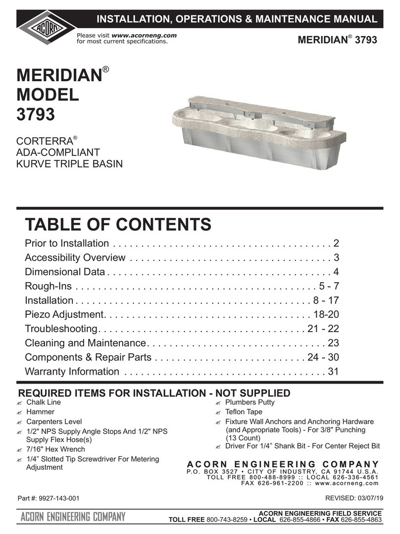 Acorn MERIDIAN 3793 Installation, operation & maintenance manual Acorn MERIDIAN 3793 Installation, operation & maintenance manual