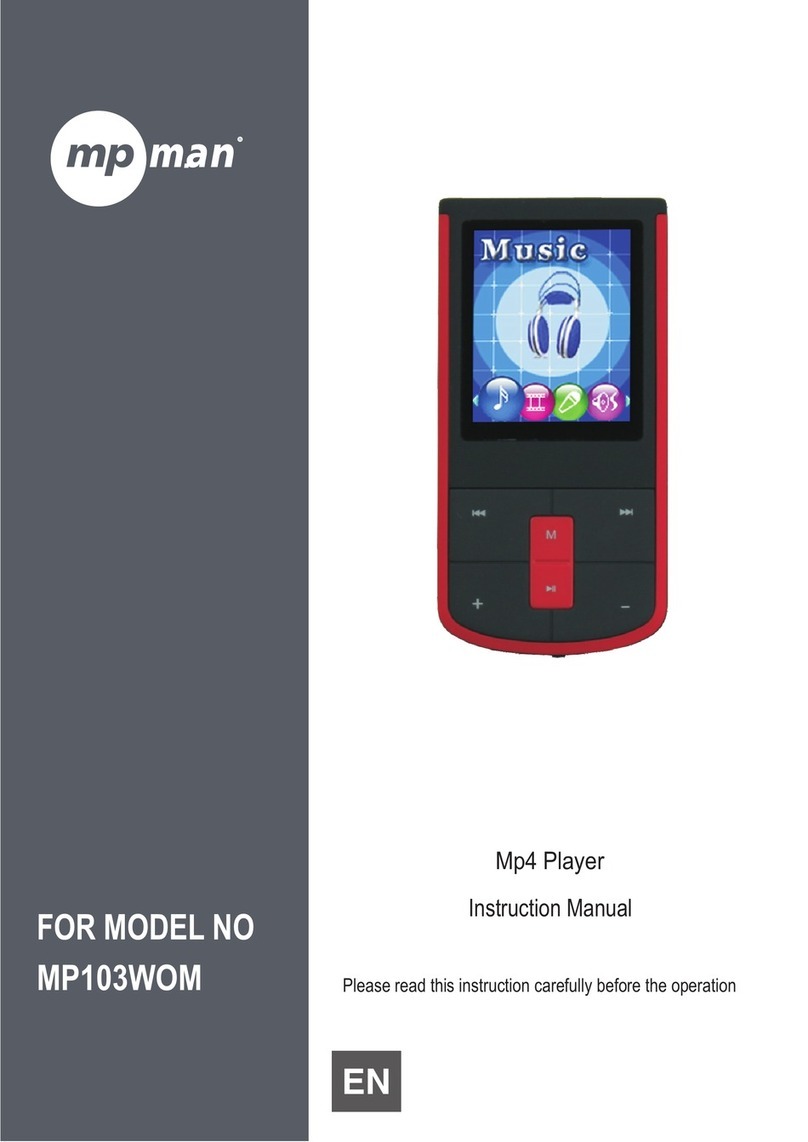 MP-Man MP103WOM instruction manual