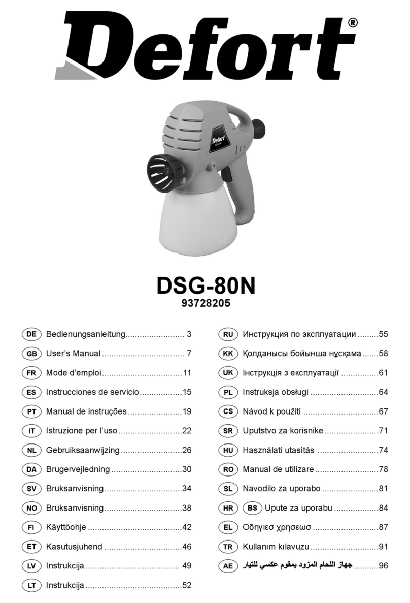 Defort DSG-80N user manual