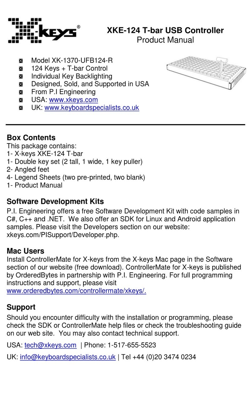 X-keys XKE-124 product manual