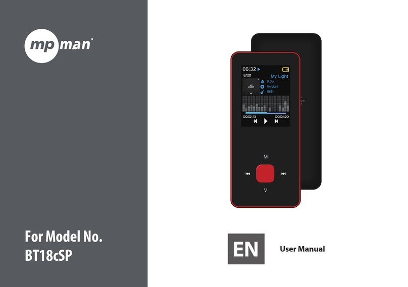 MP-Man BT18cSP user manual