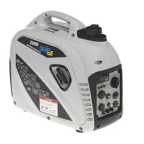 Quipall 2200I Operator's manual