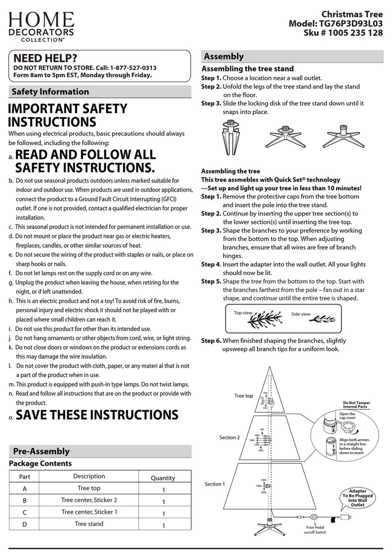Home Decorators Collection TG76P3D93L03 quick start guide