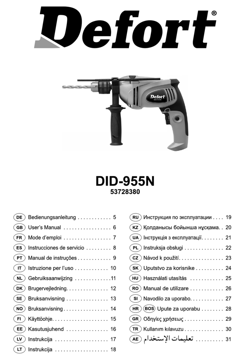 Defort DID-955N user manual