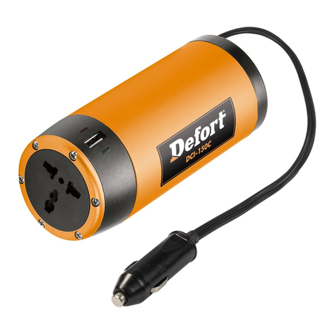 Defort DCI-150C User manual