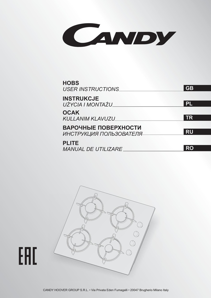 Candy PVL6SL User instructions