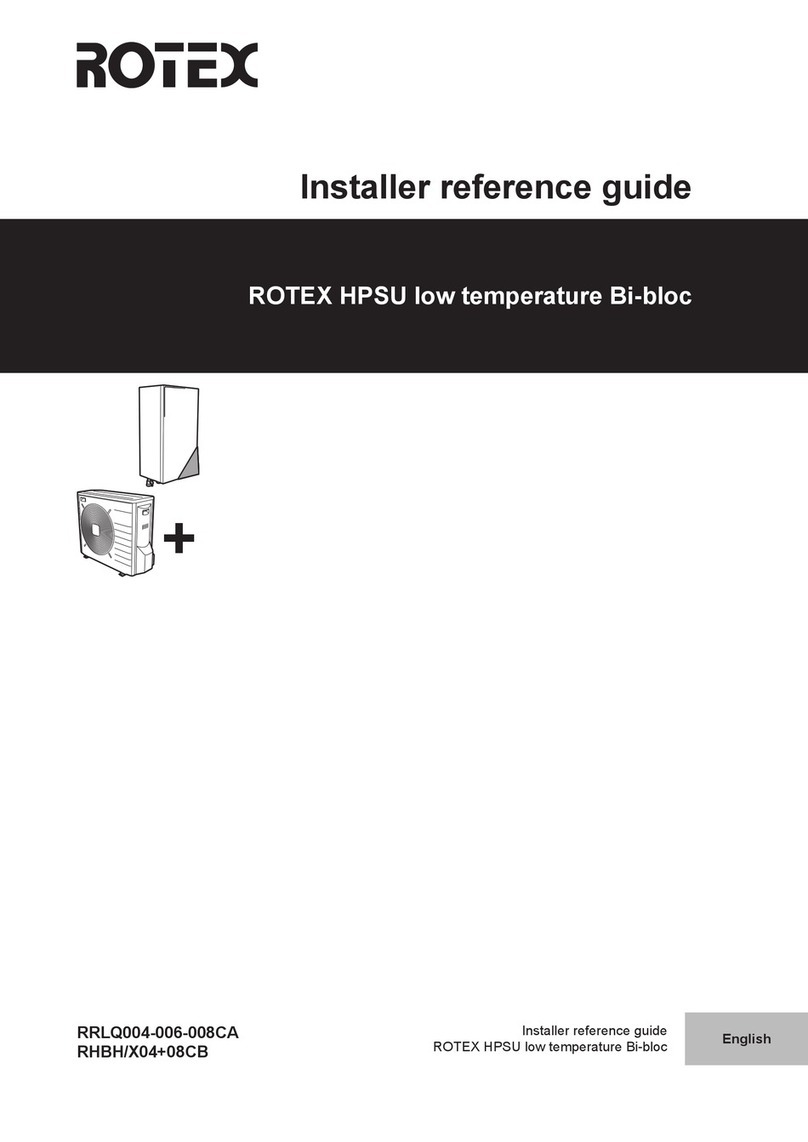 Rotex RRLQ004-006-008CA Installer's reference guide