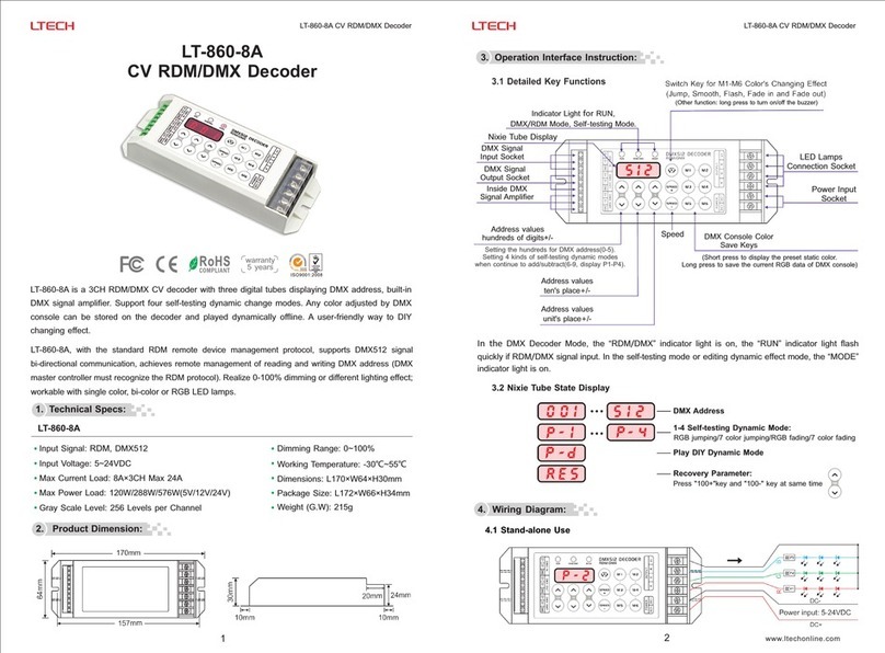 Ltech LT-860-8A User manual