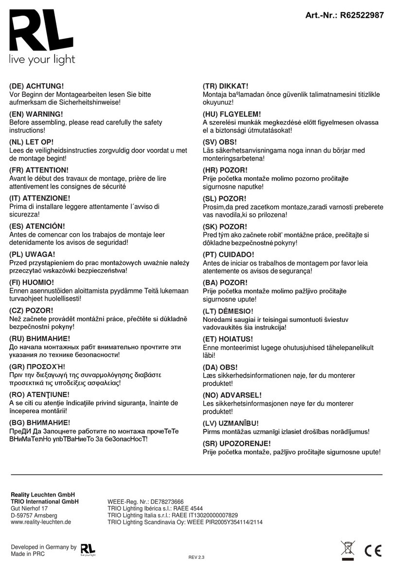 RL R62522987 User manual