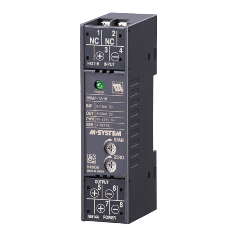 M-system M5 Series instruction manual