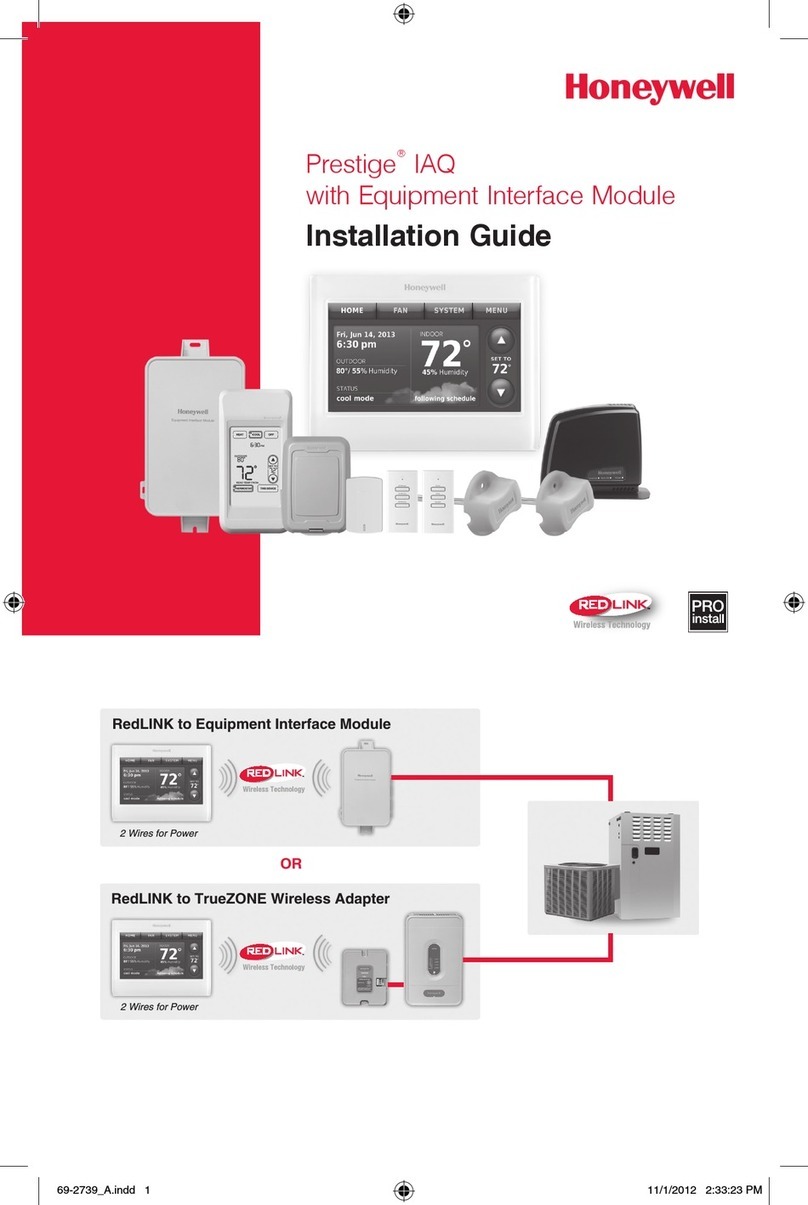 Honeywell Prestige THX9421R02 User manual